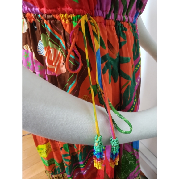 Anthropologie ×Farm Rio Palila Fringed Midi - Picture 12 of 13